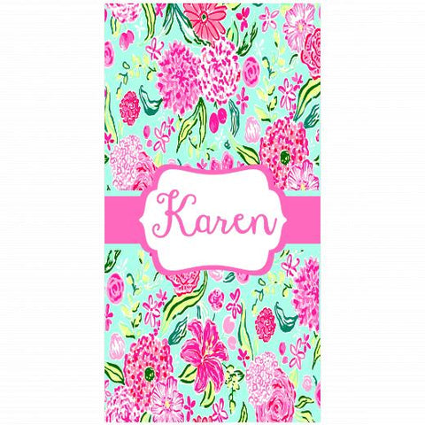 Premium Beach Towel - 30″x60″- Cotton Backing