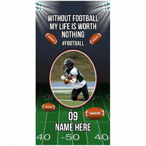 Premium Beach Towel - 30″x60″- Cotton Backing