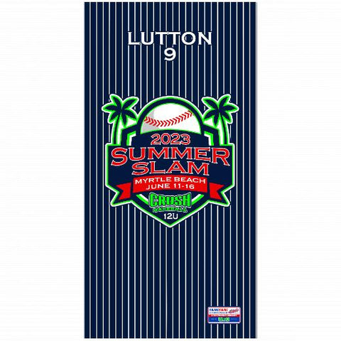 Premium Beach Towel - 30″x60″- Cotton Backing