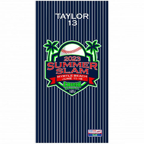 Premium Beach Towel - 30″x60″- Cotton Backing