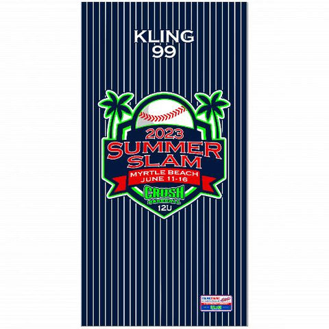 Premium Beach Towel - 30″x60″- Cotton Backing