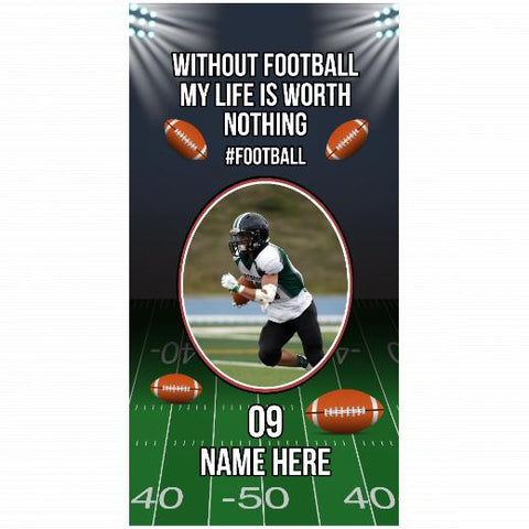 Premium Beach Towel - 30″x60″- Cotton Backing