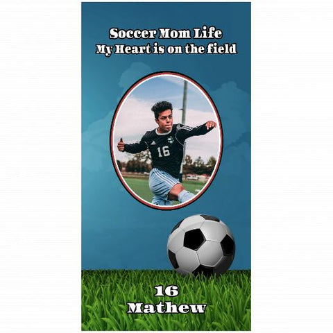 Premium Beach Towel - 30″x60″- Cotton Backing