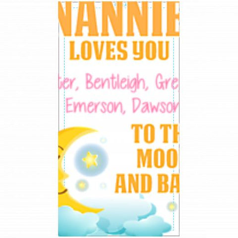 Premium Beach Towel - 30″x60″- Cotton Backing