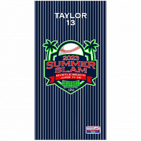 Premium Beach Towel - 30″x60″- Cotton Backing