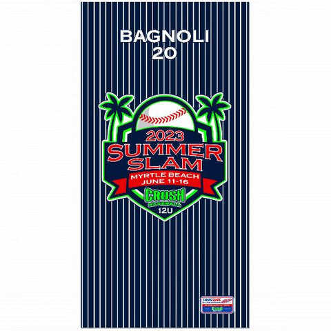 Premium Beach Towel - 30″x60″- Cotton Backing