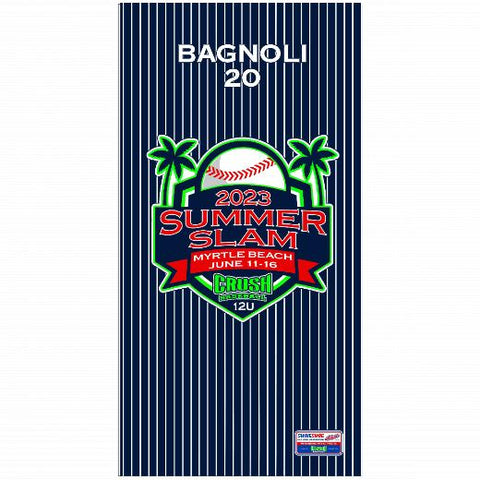 Premium Beach Towel - 30″x60″- Cotton Backing