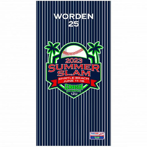 Premium Beach Towel - 30″x60″- Cotton Backing