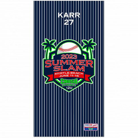 Premium Beach Towel - 30″x60″- Cotton Backing