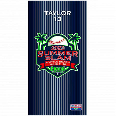 Premium Beach Towel - 30″x60″- Cotton Backing