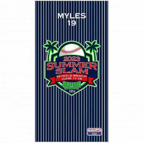 Premium Beach Towel - 30″x60″- Cotton Backing