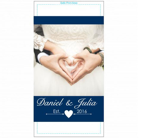 Premium Beach Towel - 30″x60″- Cotton Backing