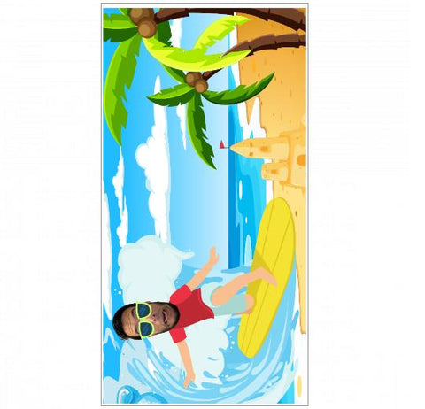 Premium Beach Towel - 30″x60″- Cotton Backing