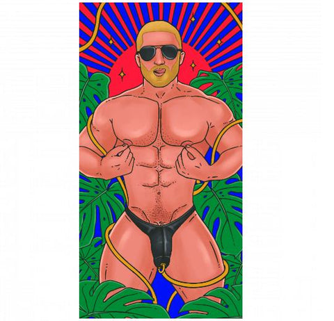 Premium Beach Towel - 30″x60″- Cotton Backing