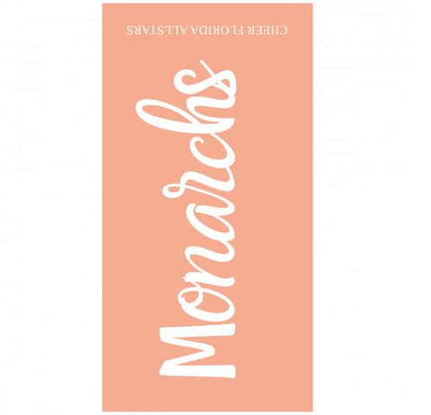 Premium Beach Towel - 30″x60″- Cotton Backing