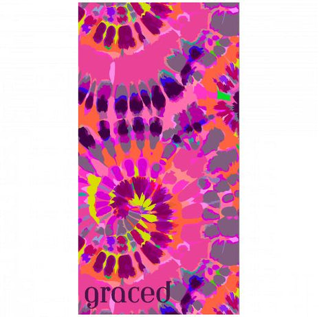 Premium Beach Towel - 30″x60″- Cotton Backing