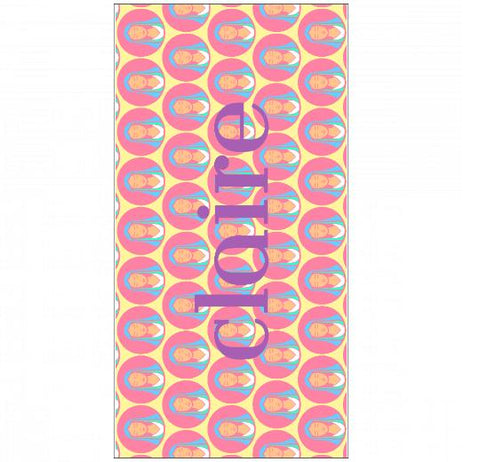 Premium Beach Towel - 30″x60″- Cotton Backing