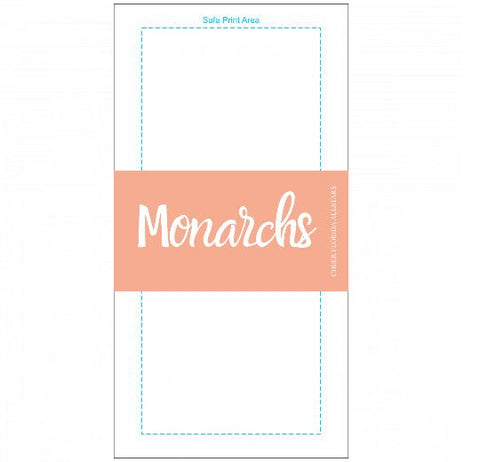 Premium Beach Towel - 30″x60″- Cotton Backing