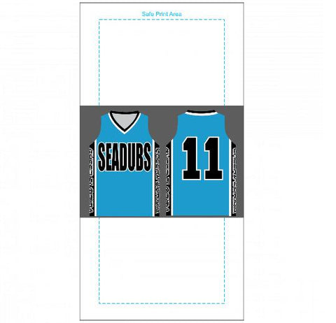 Premium Beach Towel - 30″x60″- Cotton Backing