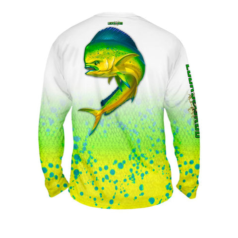 Mahi Fade Mens Performance Long Sleeve Allover