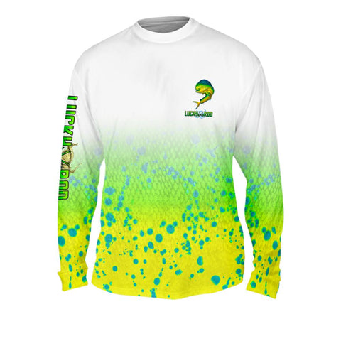 Mahi Fade Mens Performance Long Sleeve Allover