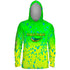 Mahi Attack Mens Performance LS With Hood Allover