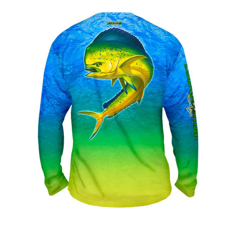 Mahi Nation Mens Performance Long Sleeve Allover