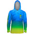 Mahi Nation Mens Performance LS With Hood Allover