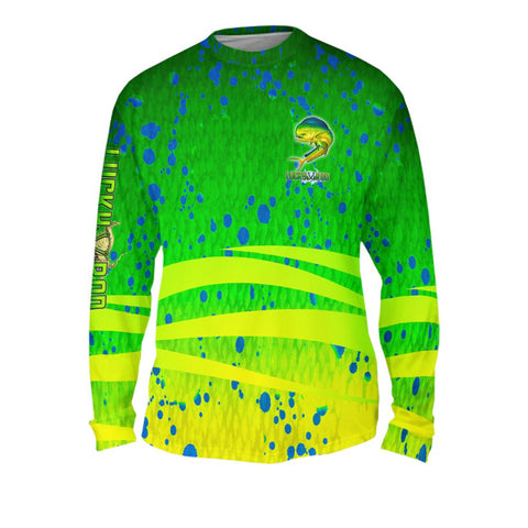 Mahi Fury Mens Performance Long Sleeve Allover