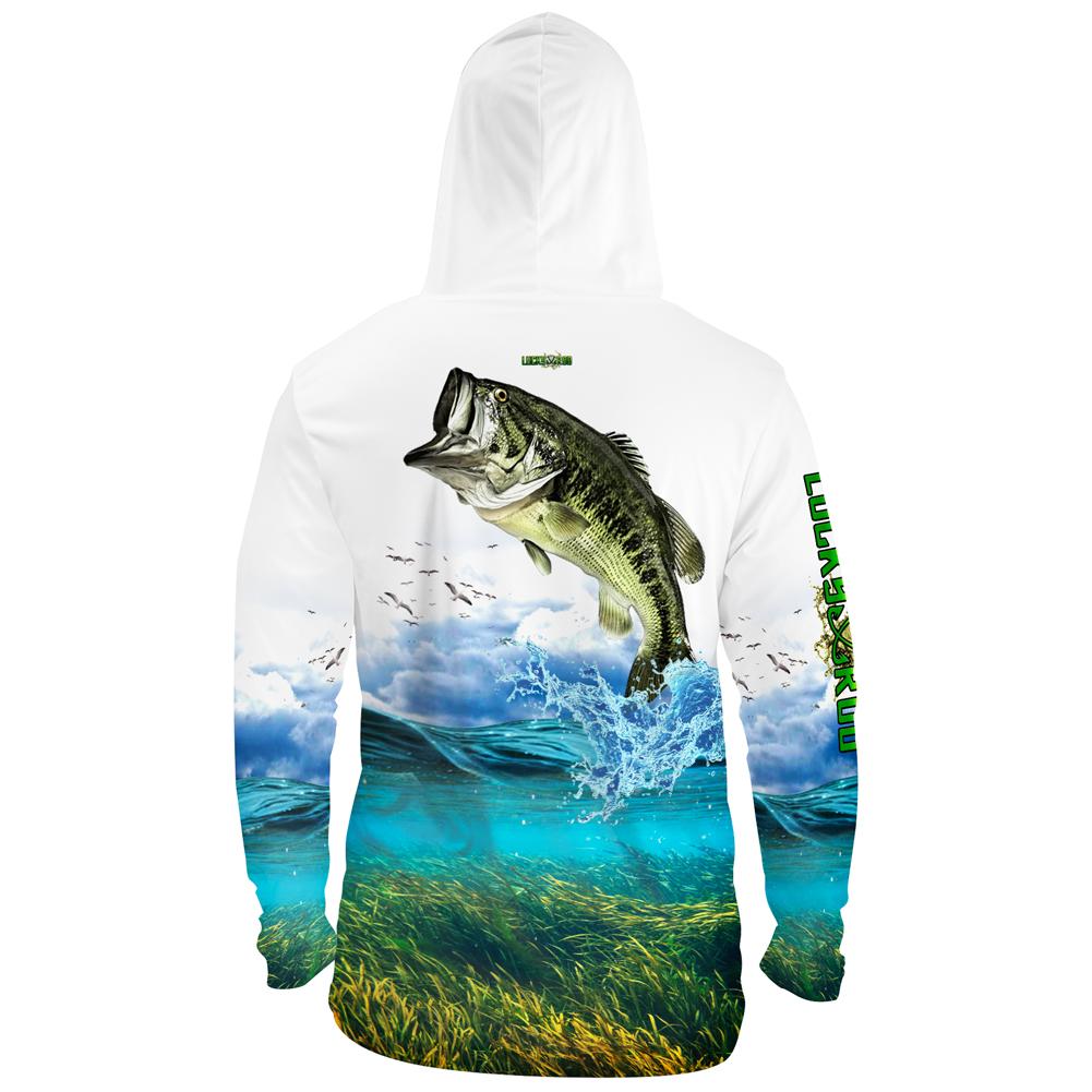 Shallow Attack Bass Mens Performance LS With Hood
