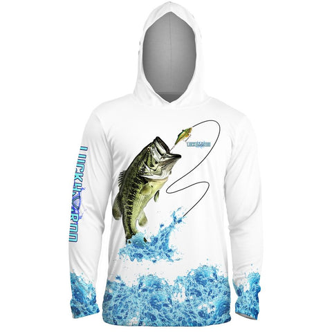 Bass Splash Mens Performance LS With Hood