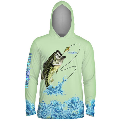 Bass Splash Mens Performance LS With Hood