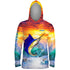 Sailfish Sunset Mens Performance LS With Hood Allover