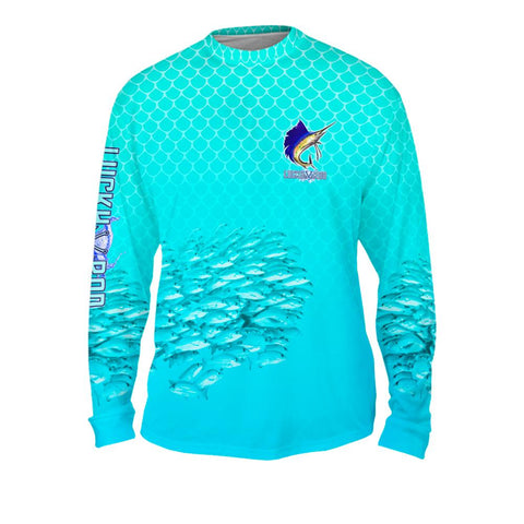 Sailfish Spin Mens Performance Long Sleeve Allover