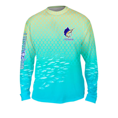 Sailfish Spin Mens Performance Long Sleeve Allover