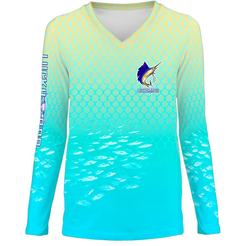 Sailfish Spin Womens LS V-Neck