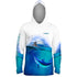 Thril Marlin Mens Performance LS With Hood Allover