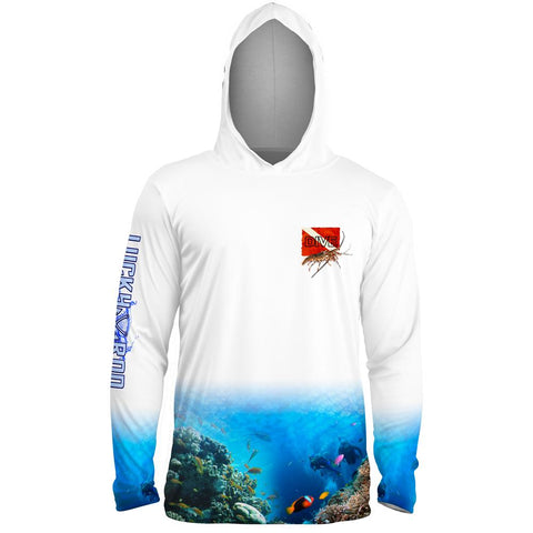 Lobster Dive Mens Performance LS With Hood