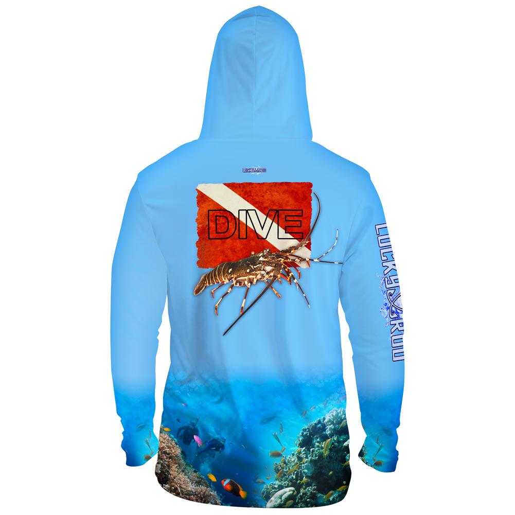 Lobster Dive Mens Performance LS With Hood