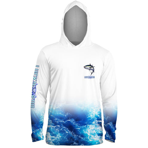 Rockin Tuna Mens Performance LS With Hood