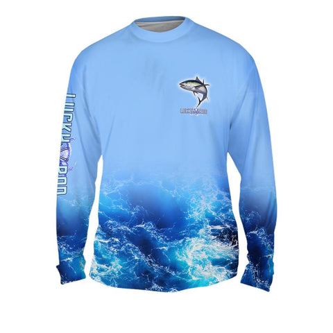 Rockin Tuna Mens Performance Long Sleeve Allover