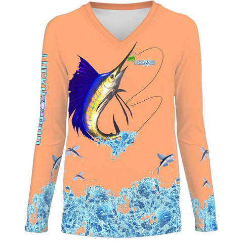 Sailfish Splash Womens LS V-Neck