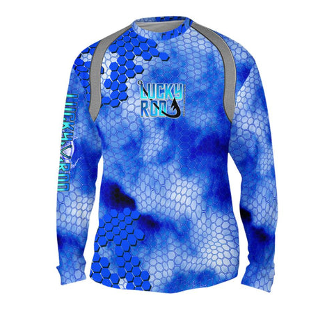 Digital Scales Mens Performance Long Sleeve Allover