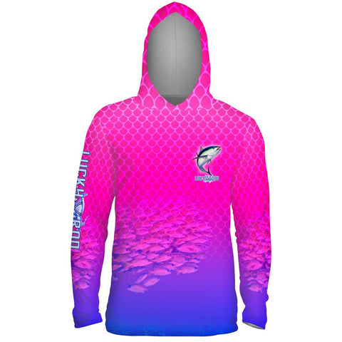 Tuna Chomp Mens Performance LS With Hood