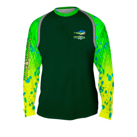 Mahi Fight Shadow Mens Performance Long Sleeve Allover