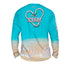 Love To Fish Sand Mens Performance Long Sleeve Allover