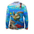 Turtle Lighthouse Mens Performance Long Sleeve Allover