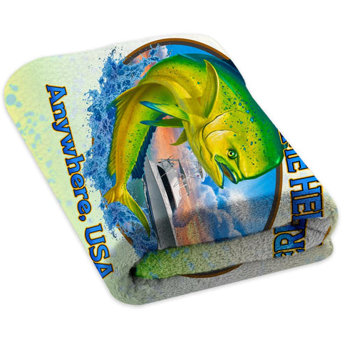 Spotted Mahi Sunrise - Premium & Standard Towel