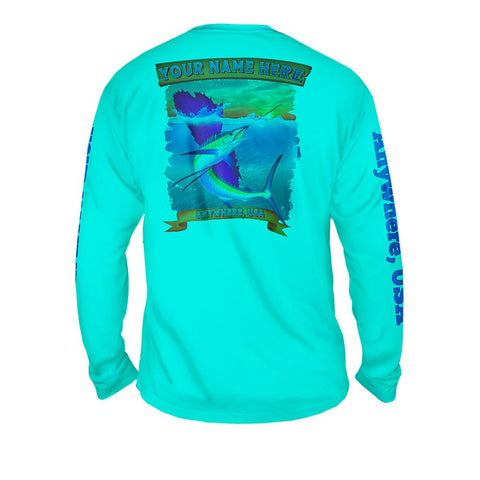 Surrender The Booty Map - Free Stock Art - Mens Performance Long Sleeve Spot Print