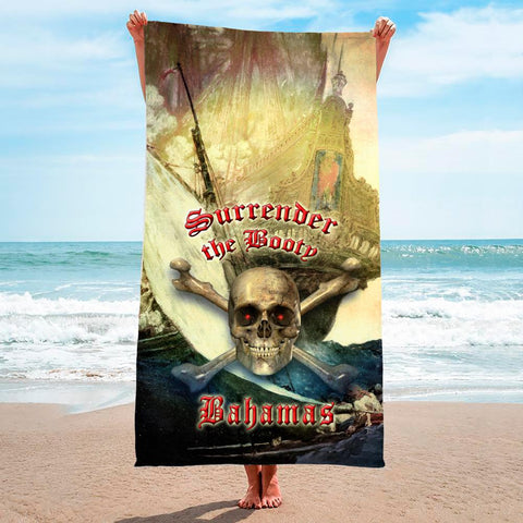 Bahamas Surrender The Booty - Premium & Standard Towel